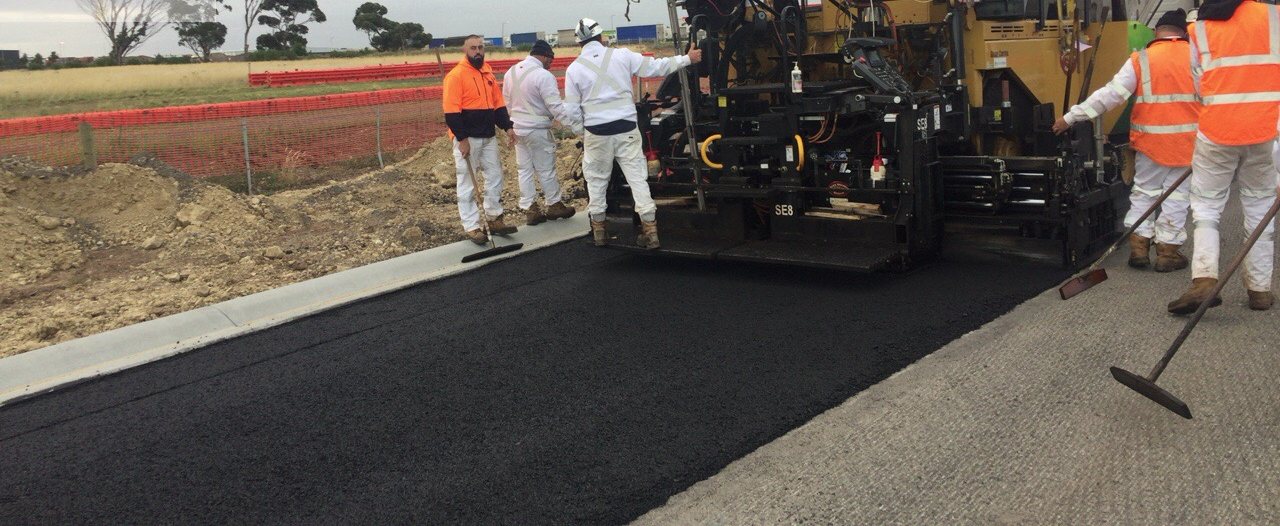 Spec-compliant asphalt for industrial, council and arterial work.